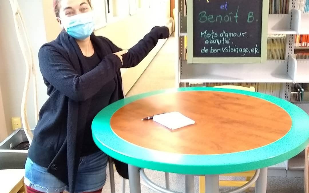 Écrivaine publique à la Bibliothèque de Coaticook