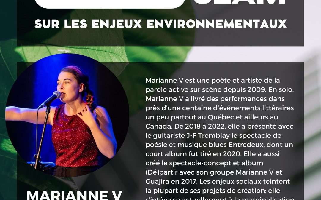 Soirée slam sur les enjeux environnementaux – Revue l’Esprit Libre