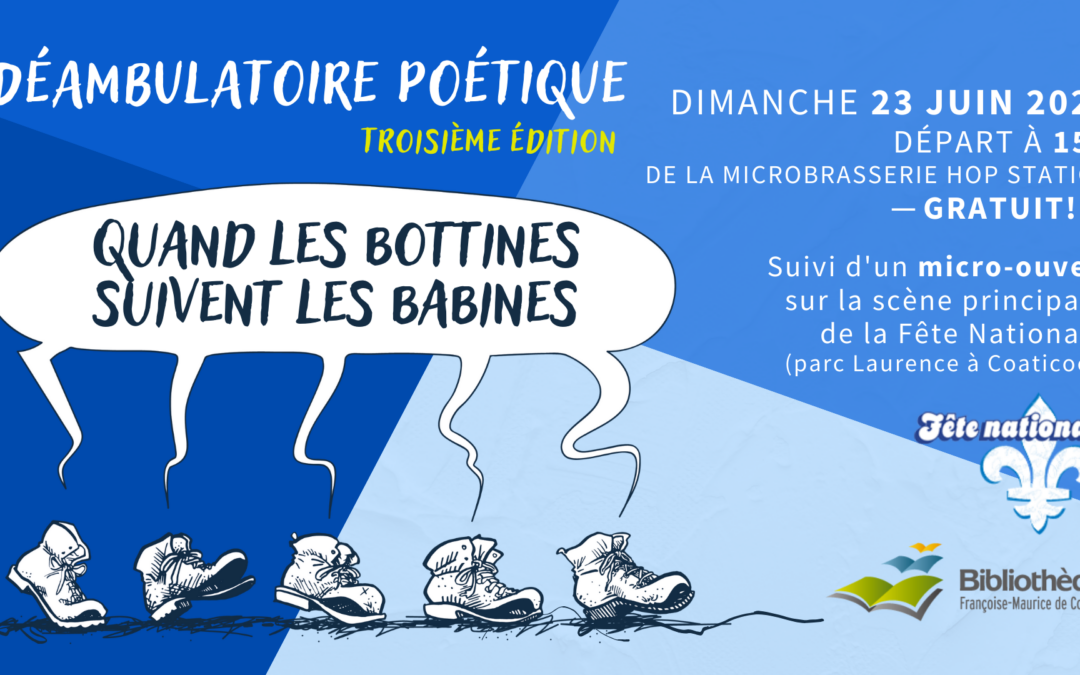 Déambulatoire poétique « Quand les bottines suivent les babines » – 3e édition